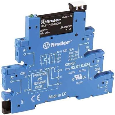 Finder SSR-koppelrelais 38.31.7.024.9024 Schakelspanning (max.): 35 V/DC 1 stuk(s) Finder SSR-koppelrelais 38.31.7.024.9024 Schakelspanning (max.): 35 V/DC 1 stuk(s)