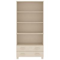 Hoge kast HAMAR massief grenenhout honingbruin - thumbnail