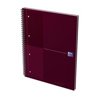 Spiraalblok Oxford International Notebook A4+ lijn rood - thumbnail