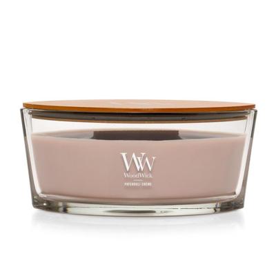 WoodWick ellipse candle patchouli créme