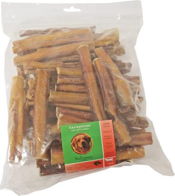 Natuurlijke snack zak a 50 bullepezen 15 cm Kauwplezier Gebr. de Boon - Gebr de boon