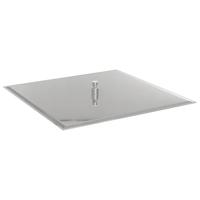 Regendouchekop vierkant 50x50 cm roestvrij staal 304 - thumbnail