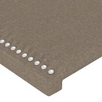 Hoofdbord LED 93x16x78/88 cm stof taupe - thumbnail