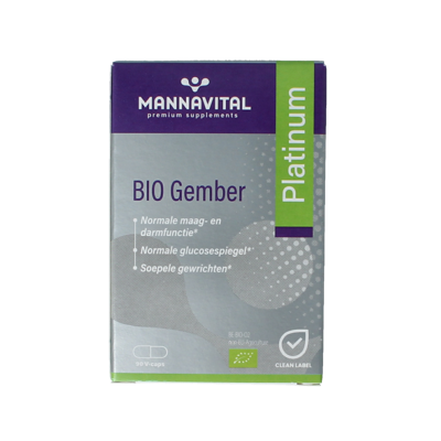 Mannavital Gember Platinum Capsules