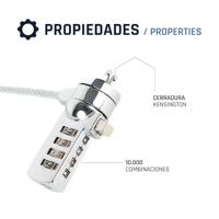 Veiligheidskabel iggual SECURE 4D - thumbnail