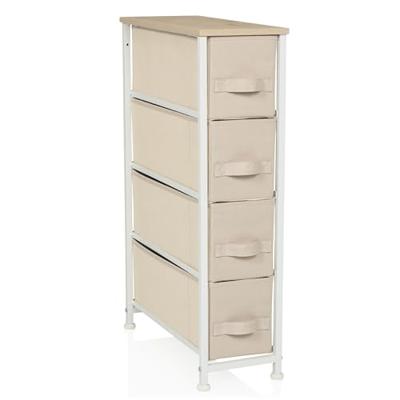 hjh LIVING Kast Foldress (4 vakken, Beige)