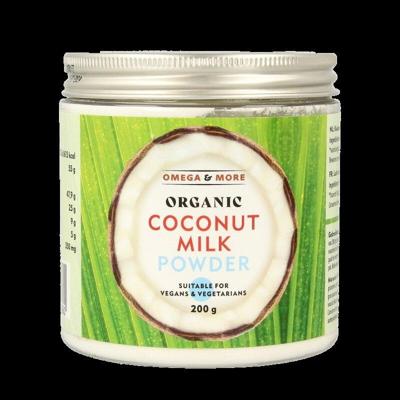 Omega & More Kokosmelk poeder vegan bio 200 Gram