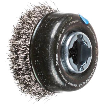 Pferd komborstel inox 60mm 0.30 x-lock pos