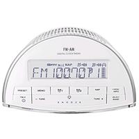 Sangean RCR-9 Wekkerradio VHF (FM), Middengolf AUX Wit - thumbnail