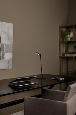 Lucide LAVALE - Bureaulamp - LED Dimb. - 1x3W 2700K - Zwart