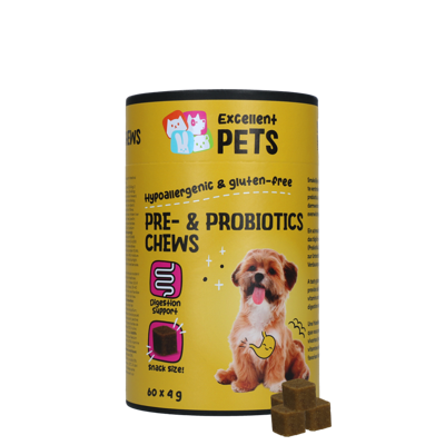 Excellent Pets Pre- & Probiotics Chews 60 Treats
