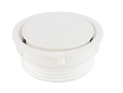 Kirchhoff Kunststof stekker, wit, 1 1/2"ET, voor aansluiting van hevelapparaat - 98837954