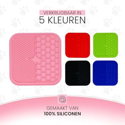 Eat Slow Live Longer Lick Mat Duo M Pink - thumbnail