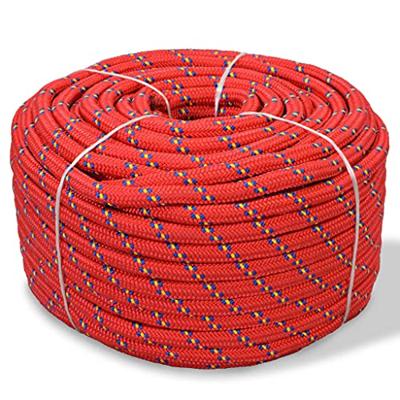Boot touw 8 mm 500 m polypropyleen rood