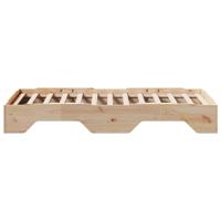 Bedframe zonder matras stapelbaar 100x200 cm massief hout - thumbnail
