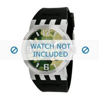 Invicta horlogeband 10453 DNA Rubber Zwart - thumbnail