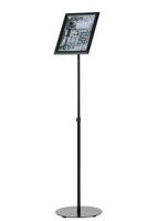 Info-standaard A4 zwart telescopisch - thumbnail