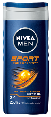 Nivea douche men 3-in-1 sport 250ml