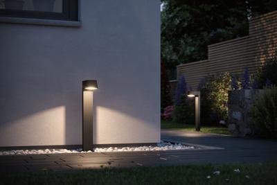 Paulmann Capea 94453 LED-buitenlamp met bewegingsmelder (wand) LED 6 W Grijs