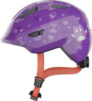Abus helm smiley 3.0 purple star m 50-55cm - thumbnail