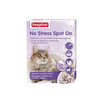 Beaphar No Stress Spot On Kat 6 pipetten Beaphar No Stress Spot On Kat 6 pipetten