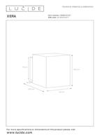 Lucide XERA - Wandlamp - 1xG9 - Wit - thumbnail