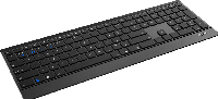 Rapoo 9500M Multi-mode Wireless Ultra-slim Toetsenbord Toetsenbord Zwart - thumbnail