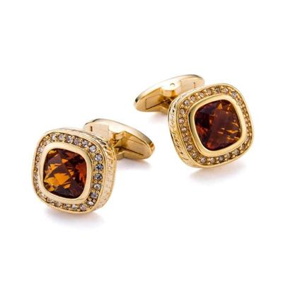 Mode goudlaag Rhinestone Cufflings