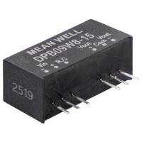 MEAN WELL DPB09W8-15 DC/DC-converter 0.300 A 9 W Inhoud 1 stuk(s) - thumbnail