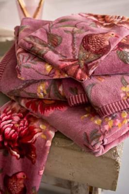 Pip Studio Pip Studio Secret Garden Douchelaken Mauve 70x140 cm