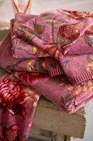 Pip Studio Pip Studio Secret Garden Douchelaken Mauve 70x140 cm - thumbnail