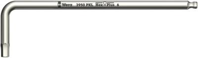 Wera 3950 PKL Stiftsleutel, Metrisch, RVS, Hex-Plus, 10.0 mm - 1 stuk(s) - 05022709001 Wera 3950 PKL Stiftsleutel, Metrisch, RVS, Hex-Plus, 10.0 mm - 1 stuk(s) - 05022709001