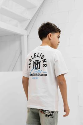 Malelions Icon T-Shirt Kids Wit - Maat 164 - Kleur: WitZwart | Soccerfanshop