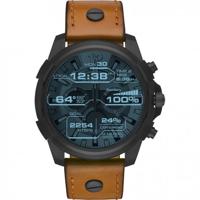 Horlogeband Smartwatch Diesel DZT2002 Leder Bruin 24mm - thumbnail