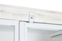 Planken DKD Home Decor Wit Zwart Metaal Mangohout 170 x 45 x 200 cm - thumbnail