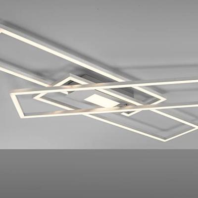 Just Light 14693-55 ASMIN LED-plafondlamp LED 45 W Staal Just Light 14693-55 ASMIN LED-plafondlamp LED 45 W Staal