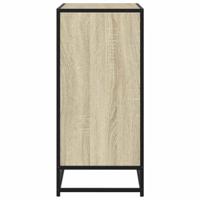 Dressoir 68x35x76 cm bewerkt hout sonoma eikenkleurig - thumbnail
