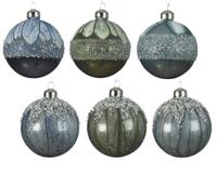 Kerstbal glas d8 cm a6 KSD - Ksd - thumbnail