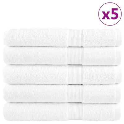 Handdoeken 25 st hoogwaardig 600 g/m 100x200cm 100% katoen wit