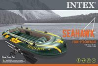 Intex seahawk 4 set - vierpersoons opblaasboot - thumbnail