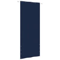 VidaXL Balkonscherm 100x240 cm oxford stof blauw - thumbnail