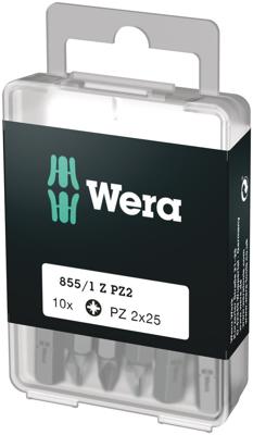 Wera 855/1 Z Bits Pozidriv, PZ 3 x 25 mm (10 Bits pro Box) - 1 stuk(s) - 05072405001 Wera 855/1 Z Bits Pozidriv, PZ 3 x 25 mm (10 Bits pro Box) - 1 stuk(s) - 05072405001