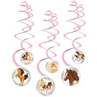 Hangdecoratie Paarden Beautiful (6st) - thumbnail
