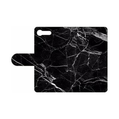 Sony Xperia X Compact | Bookcase | Marmer Zwart - Origineel Cadeau Vader