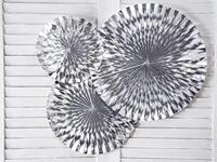 Paper fans zilver (3st) - thumbnail
