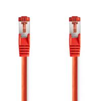 CAT6 Netwerkkabel | RJ45 Male | RJ45 Male | S/FTP | 0.15 m | Rond | LSZH | Rood - thumbnail