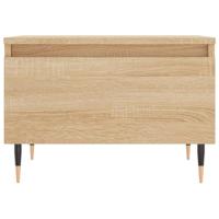 Salontafels 2 st 50x46x35 cm bewerkt hout sonoma eikenkleurig - thumbnail