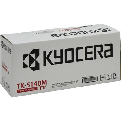 Kyocera Toner TK-5140 M Origineel Magenta 5000 bladzijden 1T02NRBNL0 Kyocera Toner TK-5140 M Origineel Magenta 5000 bladzijden 1T02NRBNL0