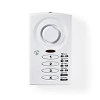 Nedis ALRMD30WT Via Toetsenblok Bediend Deur-/raamalarm Met Magnetische Sensor 3 Alarmmodi - thumbnail