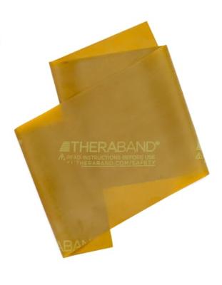Theraband 45 m max. zwaar - goud